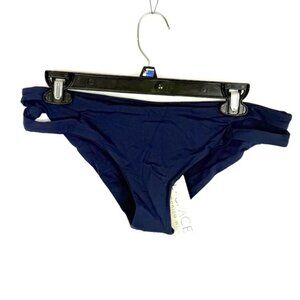 L Space Women’s Navy Blue Bikini Bottom Size XL